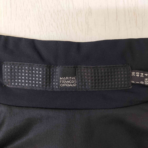 マリテフランソワジルボー MARITHE FRANCOIS GIRBAUD 00S クロップド トラックジャケット ダブルジップ archive レディース 36