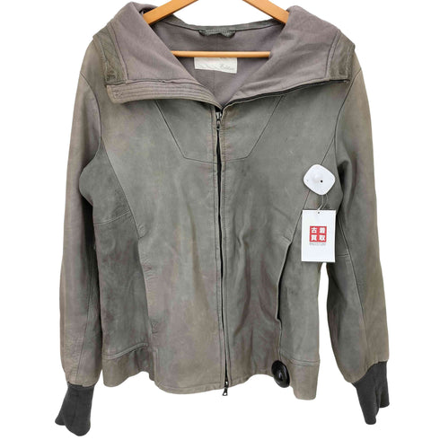 エディション Edition ラムレザー フーデッド レザージャケット archive メンズ JPN:1