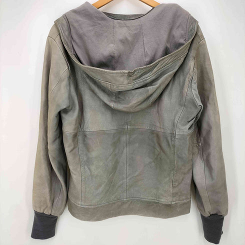 エディション Edition ラムレザー フーデッド レザージャケット archive メンズ JPN:1