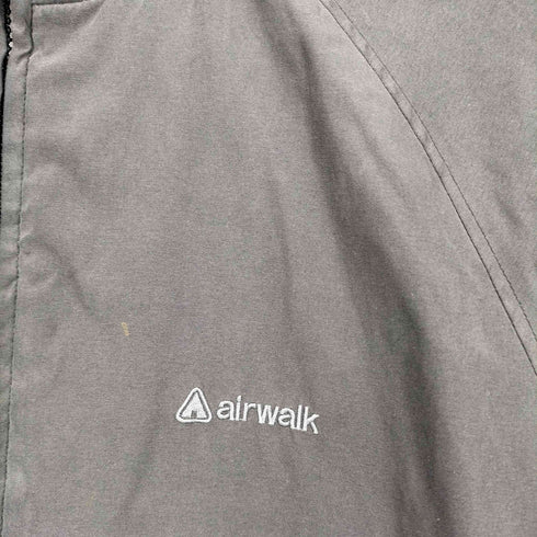 エアウォーク AIRWALK 90-00s ロゴ刺繍 タンカースジャケット メンズ import:XL