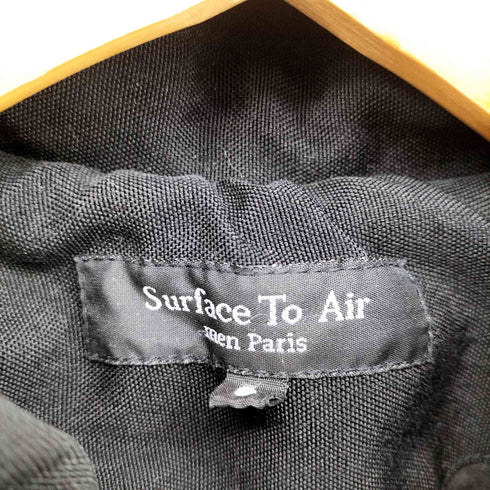 SURFACE TO AIR フードファー パテッド ショート ブルゾン Y2K メンズ import:S