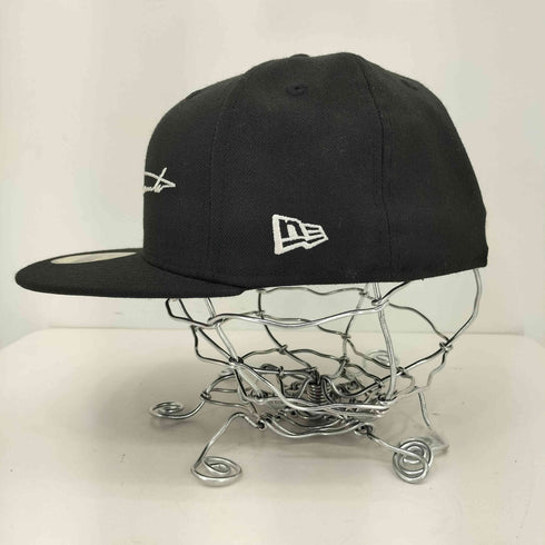 ヨウジヤマモト Yohji Yamamoto 59FIFTY ロゴ刺繍 スカルローズ 6パネル ベースボールキャップ メンズ 7 1/2