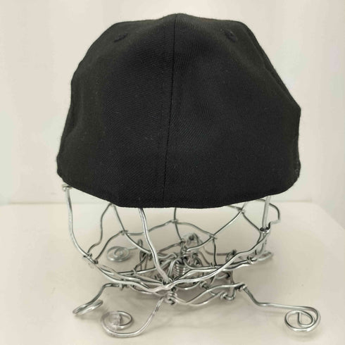 ヨウジヤマモト Yohji Yamamoto 59FIFTY ロゴ刺繍 スカルローズ 6パネル ベースボールキャップ メンズ 7 1/2