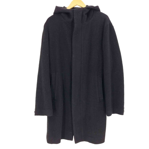 テットオム TETE HOMME モヘア混 比翼ジップ フーデッドコート メンズ JPN:L