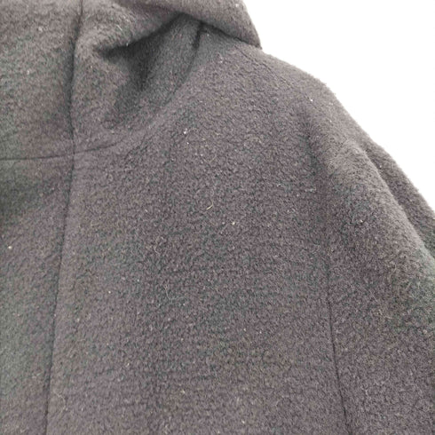 テットオム TETE HOMME モヘア混 比翼ジップ フーデッドコート メンズ JPN:L