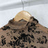 マルテ MARTE Floral High Neck Sheer Top フローラルハイネックシアートップス レディース