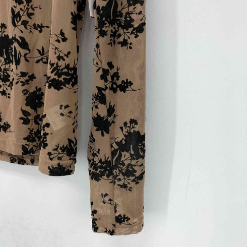 マルテ MARTE Floral High Neck Sheer Top フローラルハイネックシアートップス レディース