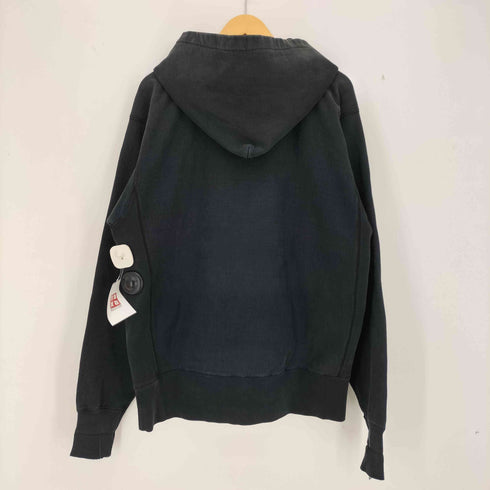 RECON 90-00s 同色ラメインク ロゴプリント プルオーバーパーカー メンズ import:L