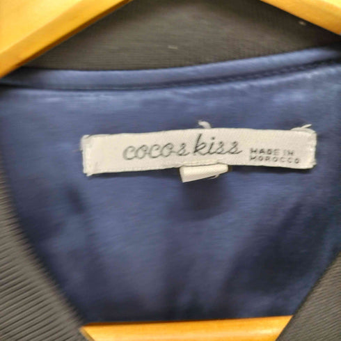 COCO&KISS ショート丈 刺繍デザインブルゾン レディース import:M