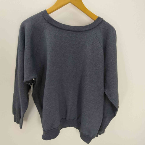 80-90S USA製 Aqualon 企業 ロゴ プリント ラグラン スウェット トレーナー メンズ import:XL