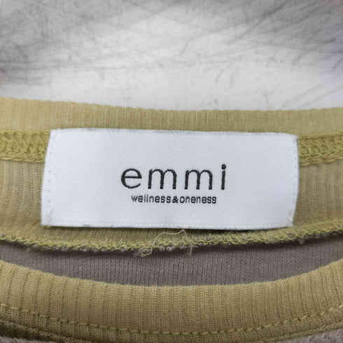 エミ emmi 24AW レイヤードシアートップス レディース ONE SIZE