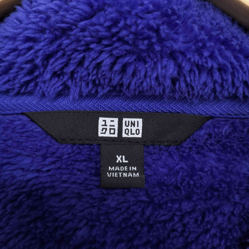 ユニクロ UNIQLO ブロックテックフリースパーカー メンズ JPN:XL
