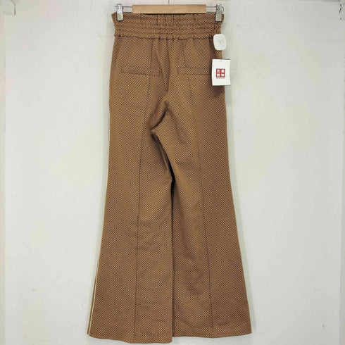 メゾンスペシャル MAISON SPECIAL ジャガード ジャージ フレアパンツ レディース JPN:36