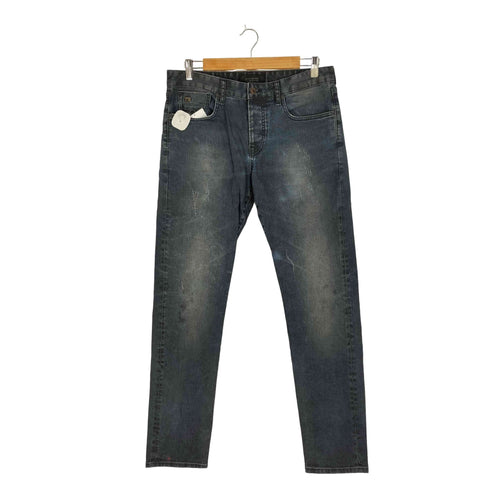スコッチアンドソーダ SCOTCH&SODA RALSTON ダメージ加工 ボタンフライ ストレートデニム メンズ W32/L32