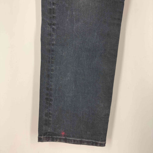 スコッチアンドソーダ SCOTCH&SODA RALSTON ダメージ加工 ボタンフライ ストレートデニム メンズ W32/L32