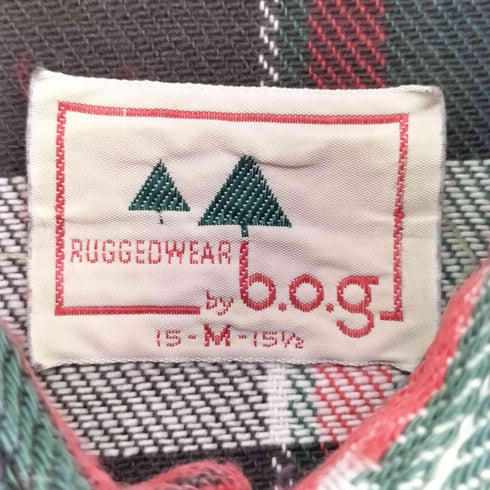 b.o.g 90s vintage フランネルシャツ メンズ import:M