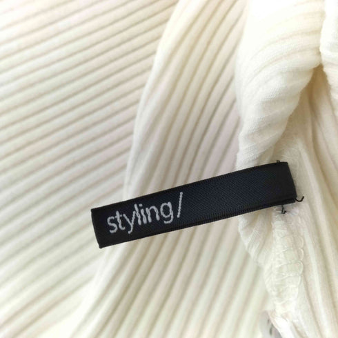 スタイリング styling バックスラッシュカットトップス レディース ONE SIZE