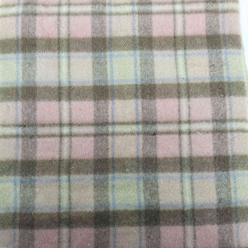 バレンシアガ BALENCIAGA OLD BBロゴ チェック フリンジマフラー レディース