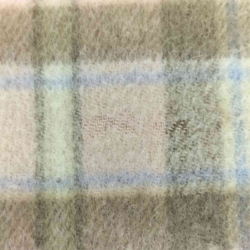 バレンシアガ BALENCIAGA OLD BBロゴ チェック フリンジマフラー レディース