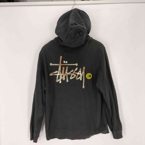 ステューシー Stussy OLD 両面ロゴプリントプルオーバーパーカー メンズ JPN:L