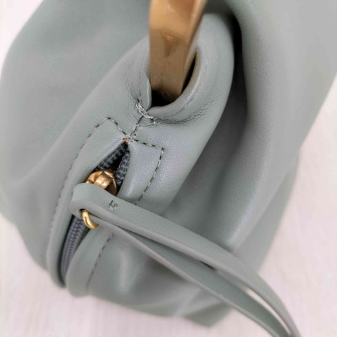 ミラオーウェン Mila Owen メタルハンドルギャザーバッグ レディース