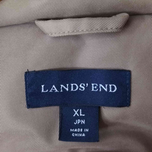 ランズエンド LANDS END ダブルジップ フーディダウンコート メンズ import:XL