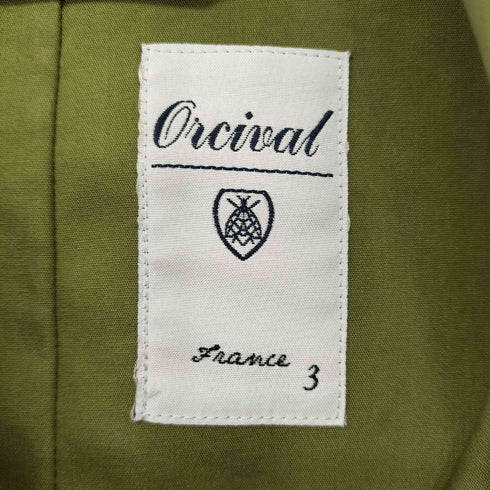 オーシバル ORCIVAL ゴム引き ステンカラーコート メンズ JPN:3
