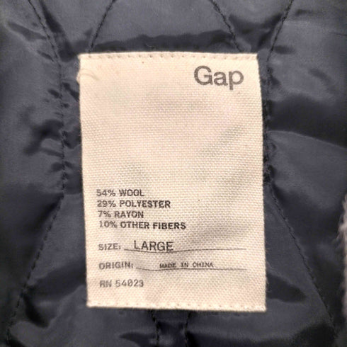 ギャップ Gap ウール混 中綿 メルトンジャケット メンズ import:L