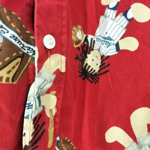 ピンクハウス PINK HOUSE NATURE TRAIL キャラクター 野球 コットンシャツ レディース JPN:S