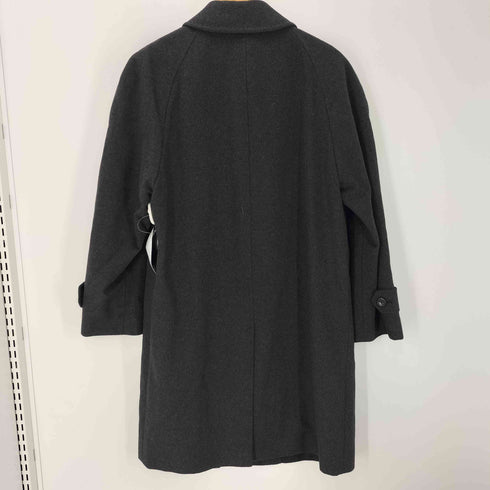 カシミヤ100 比翼ステンカラーコート メンズ JPN:M