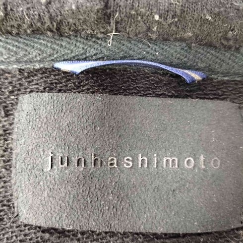 ジュンハシモト junhashimoto ANA ZIP PARKA ラッカーニジップ ダメージ加工 ダブルジップ フーデッドパーカー メンズ JPN:4
