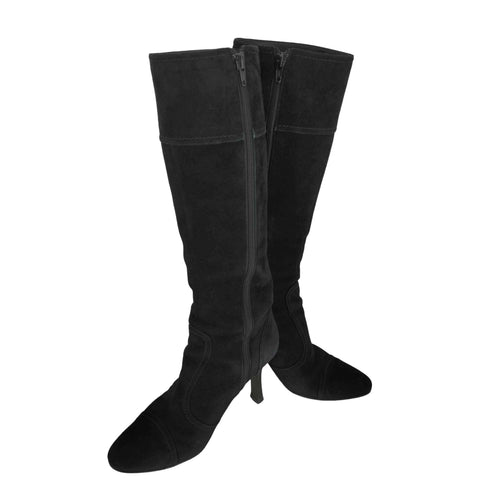 バーニーズニューヨーク BARNEYS NEWYORK スエード ロングブーツ レディース 36 1/2