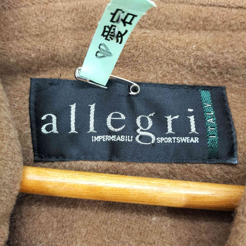 アレグリ allegri フード付きウールロングコート レディース 11AR