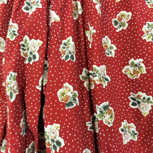 ピンクハウス PINK HOUSE 花柄 ドット ティアード シャツワンピース レディース