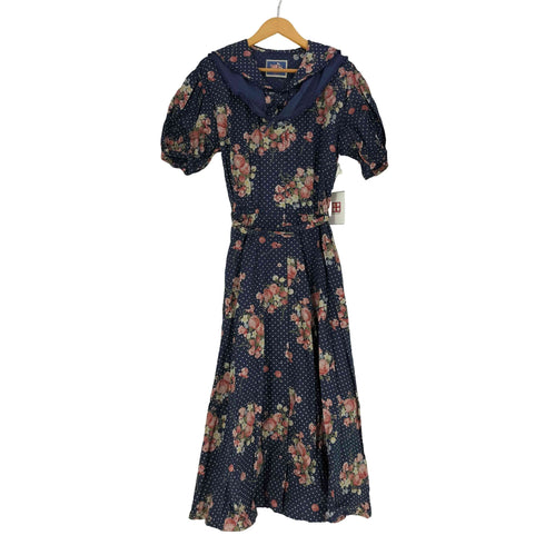 ケティー KETTY 花柄 ドット 半袖フリルワンピース レディース JPN:M