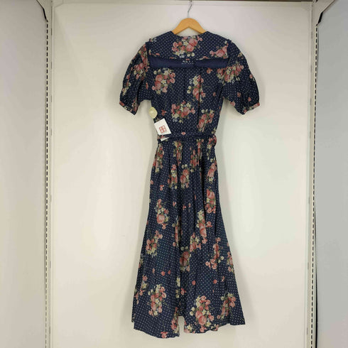 ケティー KETTY 花柄 ドット 半袖フリルワンピース レディース JPN:M