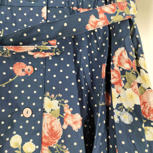 ケティー KETTY 花柄 ドット 半袖フリルワンピース レディース JPN:M