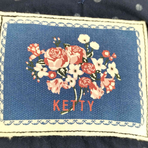 ケティー KETTY 花柄 ドット 半袖フリルワンピース レディース JPN:M