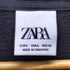 ザラ ZARA コットン ダブルジップ パーカー メンズ import:L
