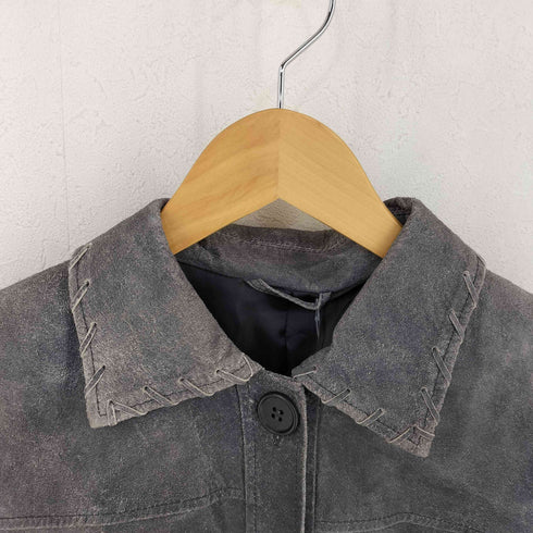 ピッグレザーコート レディース JPN:L