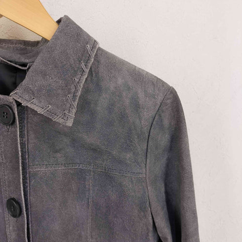 ピッグレザーコート レディース JPN:L