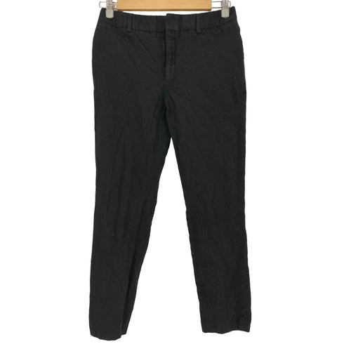サンローランパリ SAINT LAURENT PARIS ノータック テーパード ウールスラックス レディース 38