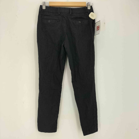 サンローランパリ SAINT LAURENT PARIS ノータック テーパード ウールスラックス レディース 38