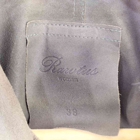 ロゥタス RAWTUS ゴートレザー フーデッドジャケット レディース JPN:38