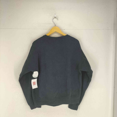 チャンピオン Champion 90s 刺繍タグ USA製 Vガゼット フロント刺繍クルーネックスウェット メンズ L