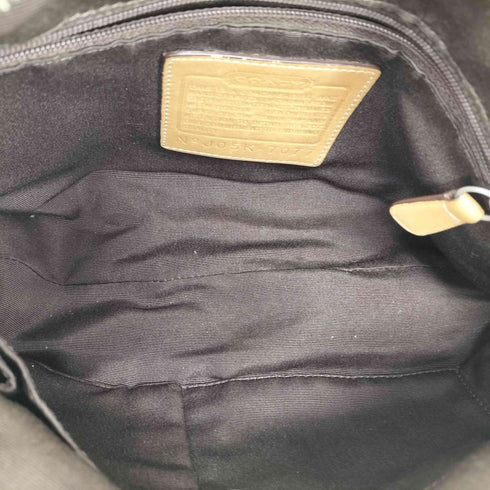 コーチ COACH シグネチャー キャンバス レザー 切替 ショルダーバッグ レディース