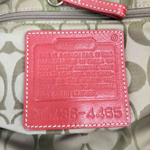 コーチ COACH レザー切替トートバッグ レディース