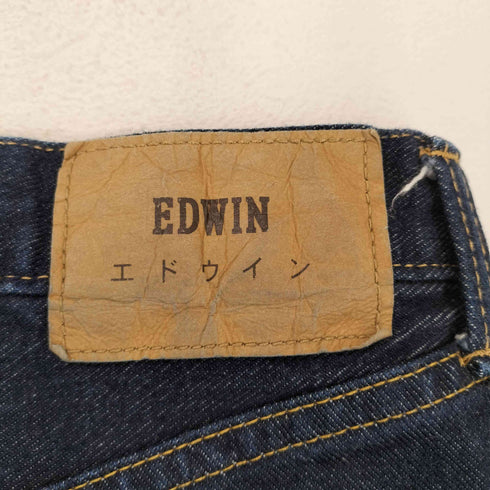 エドウィン EDWIN ボタンフライワイドデニムパンツ メンズ 32×32