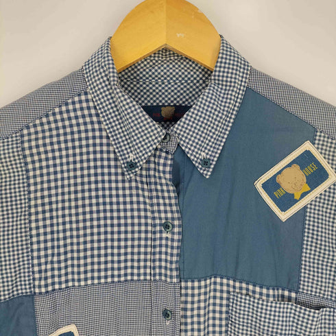 ピンクハウス PINK HOUSE ギンガムネーム付きボタンダウンシャツ レディース JPN:38