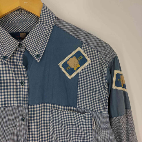 ピンクハウス PINK HOUSE ギンガムネーム付きボタンダウンシャツ レディース JPN:38